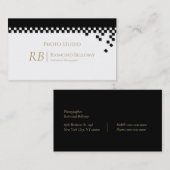 Elegante Visitenkarte für Fotografen (Vorne/Hinten)