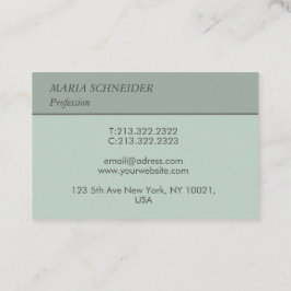 Elegante Visitenkarte für Frauen