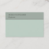 Elegante Visitenkarte für Frauen (Vorderseite)