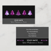 Elegante Visitenkarte für Funkeldienste (Vorne/Hinten)