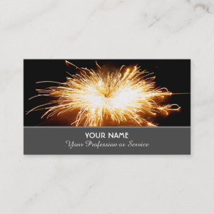 Elegante Visitenkarte für Funkeldienste