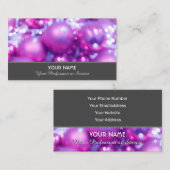 Elegante Visitenkarte für Funkeldienste (Vorne/Hinten)