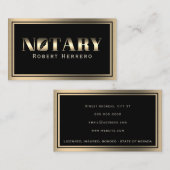 Elegante Visitenkarte für Gold (Vorne/Hinten)