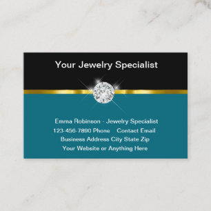 Elegante Visitenkarte für Juwelenexperten
