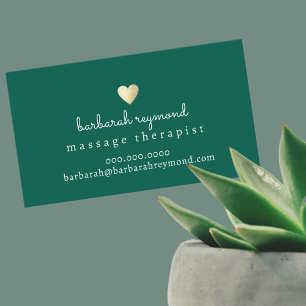 Elegante Visitenkarte für Massagetheraphie