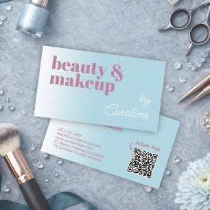 Elegante Visitenkarte für professionelle Visagiste