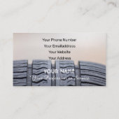 Elegante Visitenkarte für Rad- und Reifenexperten (Rückseite)