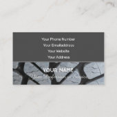 Elegante Visitenkarte für Rad- und Reifenexperten (Rückseite)