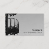 Elegante Visitenkarte für Rolltreppenexperten (Vorderseite)