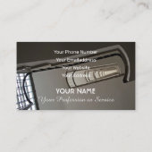 Elegante Visitenkarte für Rolltreppenexperten (Rückseite)