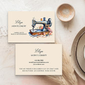 Elegante Visitenkarte für Vintage Nähmaschine