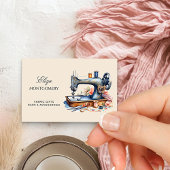 Elegante Visitenkarte für Vintage Nähmaschine