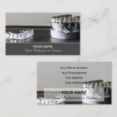 Elegante Visitenkarte für Zahnärzte (Vorne/Hinten)