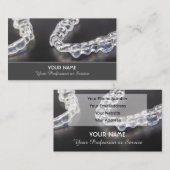 Elegante Visitenkarte für Zahnärzte (Vorne/Hinten)