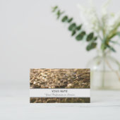 Elegante Visitenkarte in klarem, fließendem Design (Stehend Vorderseite)