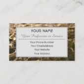 Elegante Visitenkarte in klarem, fließendem Design (Rückseite)