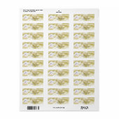 Elegante Visitenkarte mit Goldtextur-Logo (Vorne)