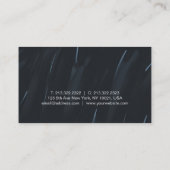 Elegante Visitenkarte mit phantastischen schönen T (Rückseite)