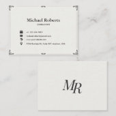 Elegante Visitenkarte | Modernes Design 3,5" × 2,5 (Vorne/Hinten)