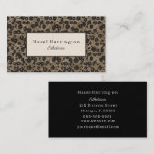 Elegante Visitenkarte Modernes Flora (Vorne/Hinten)