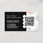 Elegante Visitenkarte - QR-Code (Rückseite)
