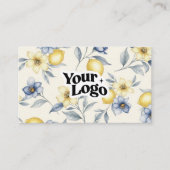 Elegante Visitenkarte – QR-Code & Logo (Vorderseite)