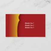 Elegante Visitenkarte-Sammlung Visitenkarte (Rückseite)