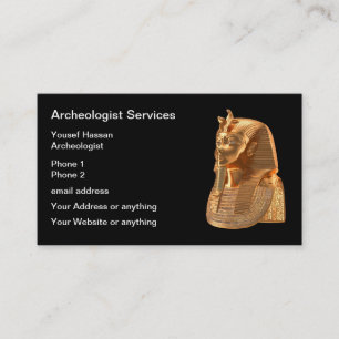 Elegante Visitenkarten für Archäologen Visitenkarte