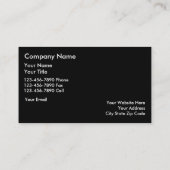 Elegante Visitenkarten für Real Anwesen Visitenkarte (Rückseite)