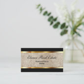 Elegante Visitenkarten für Real Anwesen Visitenkarte (Stehend Vorderseite)