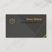 "Elegante Visitenkarten mit luxuriösem Golddesign Visitenkarte (Vorderseite)