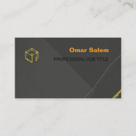 "Elegante Visitenkarten mit luxuriösem Golddesign Visitenkarte