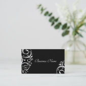 Elegante Visitenkarten Visitenkarte (Stehend Vorderseite)