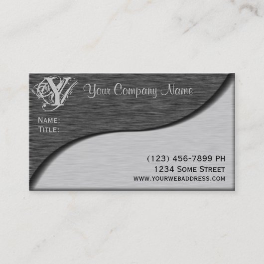 Elegante Visitenkarten Visitenkarte (Vorderseite)