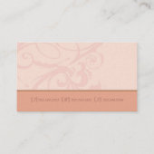 Elegante Visitenkarten Visitenkarte (Rückseite)