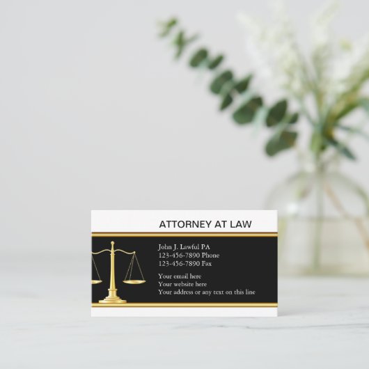 Elegante Visitenkarten Visitenkarte (Stehend Vorderseite)