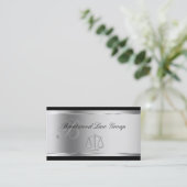 Elegante Visitenkarten Visitenkarte (Stehend Vorderseite)