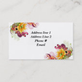 ELEGANTE VISITENKARTEN VISITENKARTE (Rückseite)