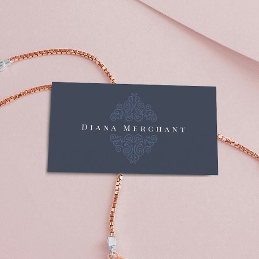 Elegante Visitenkartenvorlage für Juweliere | DP7 Visitenkarte