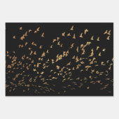 Elegante Vögel einer Feather Hochzeit Geschenkpapier Set (Vorderseite 3)