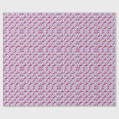 Elegante Vogelmuster-Geschenkpapier   Geschenkpapier (Flach)