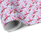 Elegante Vogelmuster-Geschenkpapier   Geschenkpapier (Rolleneckpunkt)