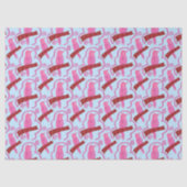 Elegante Vogelmuster-Tissue-Papier Seidenpapier (Vorderseite)