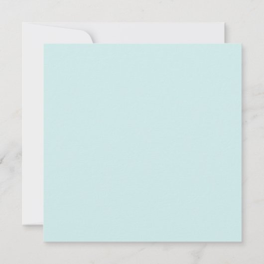 Elegante Vogelschutzdusche Einladung (Rückseite)