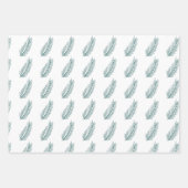 Elegante, von Hand gezeichnet Branches Weihnachten Geschenkpapier Set (Vorderseite 3)