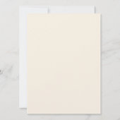 Elegante, von Hand gezeichnet Wraath-Initialen Einladung (Rückseite)