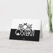 Elegante von Ostern für Deine Liebsten! Karte (Rückseite)