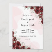 Elegante Vorlage für das Design der Wintereinladun (Vorderseite)