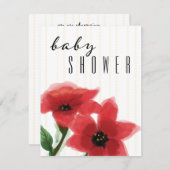 Elegante Vorlage für die Blumendusche (Vorne/Hinten)