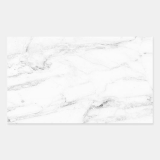 Elegante Vorlage für die gelbe, weiße Marmorplatte Rechteckiger Aufkleber (Vorderseite)